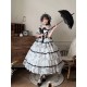 Xing Weimian Rain On Celadon Ink JSKs with detachable Puff Sleeves(Pre-Order/Full Payment Without Shipping)